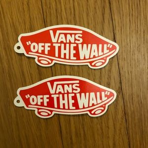 set of 2 vans stickers
